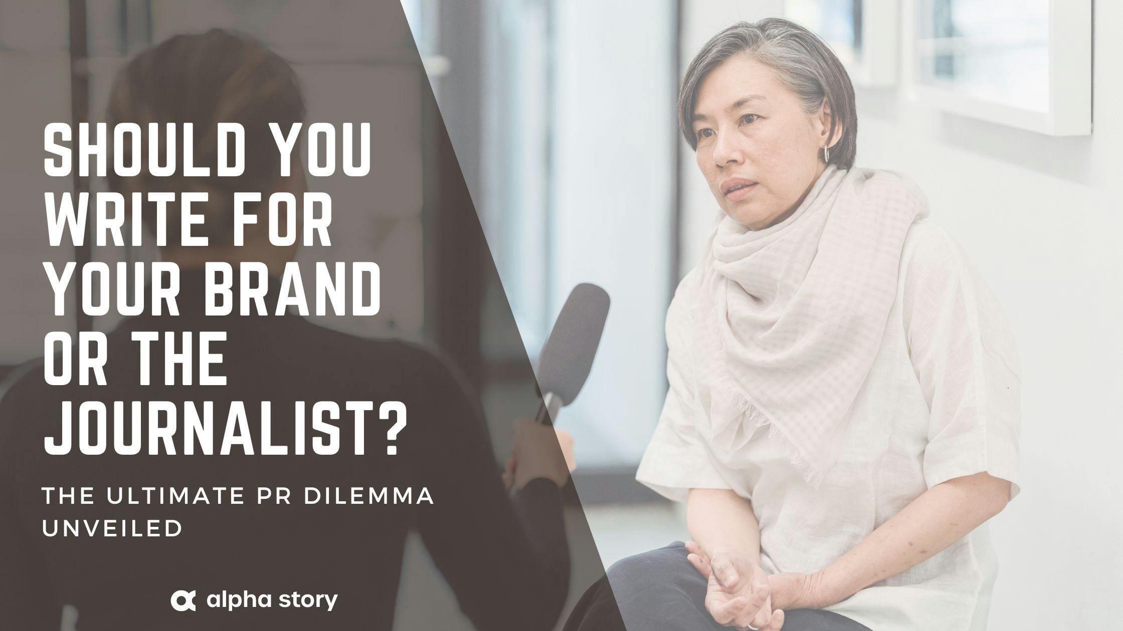 Image: Should You Write for Your Brand or the Journalist?  PR Dilemma Unveiled