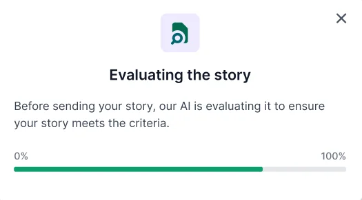 Alpha Story App - AI Review Image